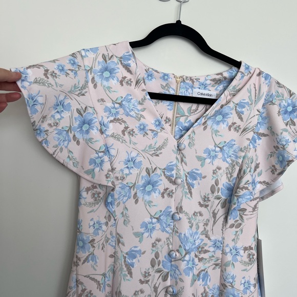NWT Calvin Klein flowy dress size 4 - Picture 5 of 6